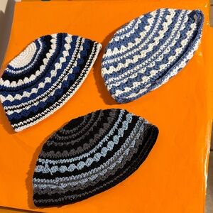 3 Handmade Frik Kippah